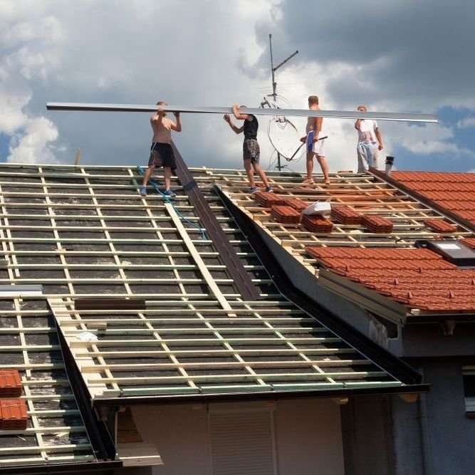 Plat dak Eemnes opnieuw leggen